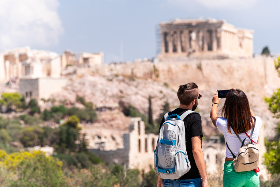 Archeological area in Athens