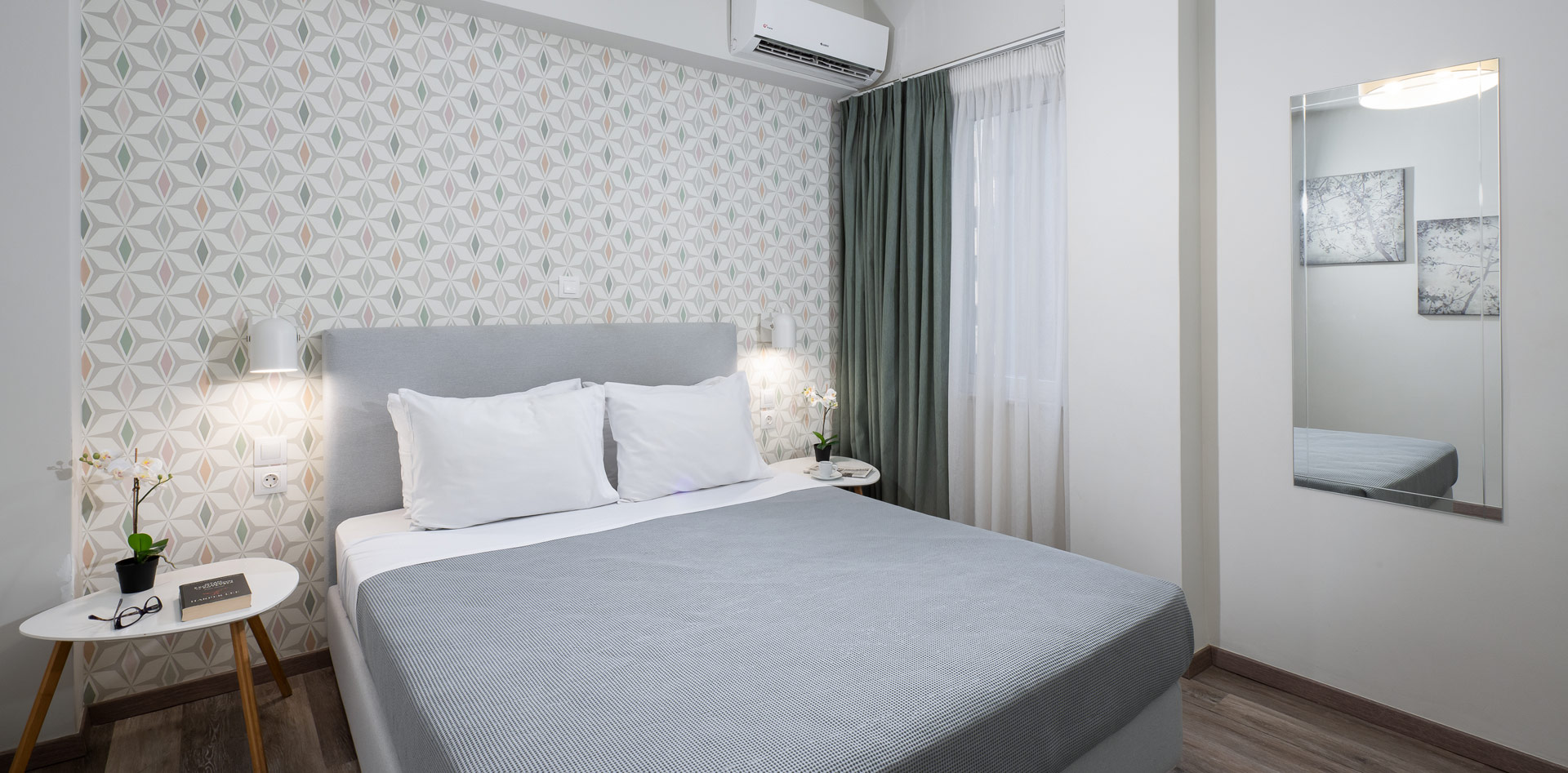 Enattica Syntagma Living, πλήρως εξοπλισμένο δωμάτιο