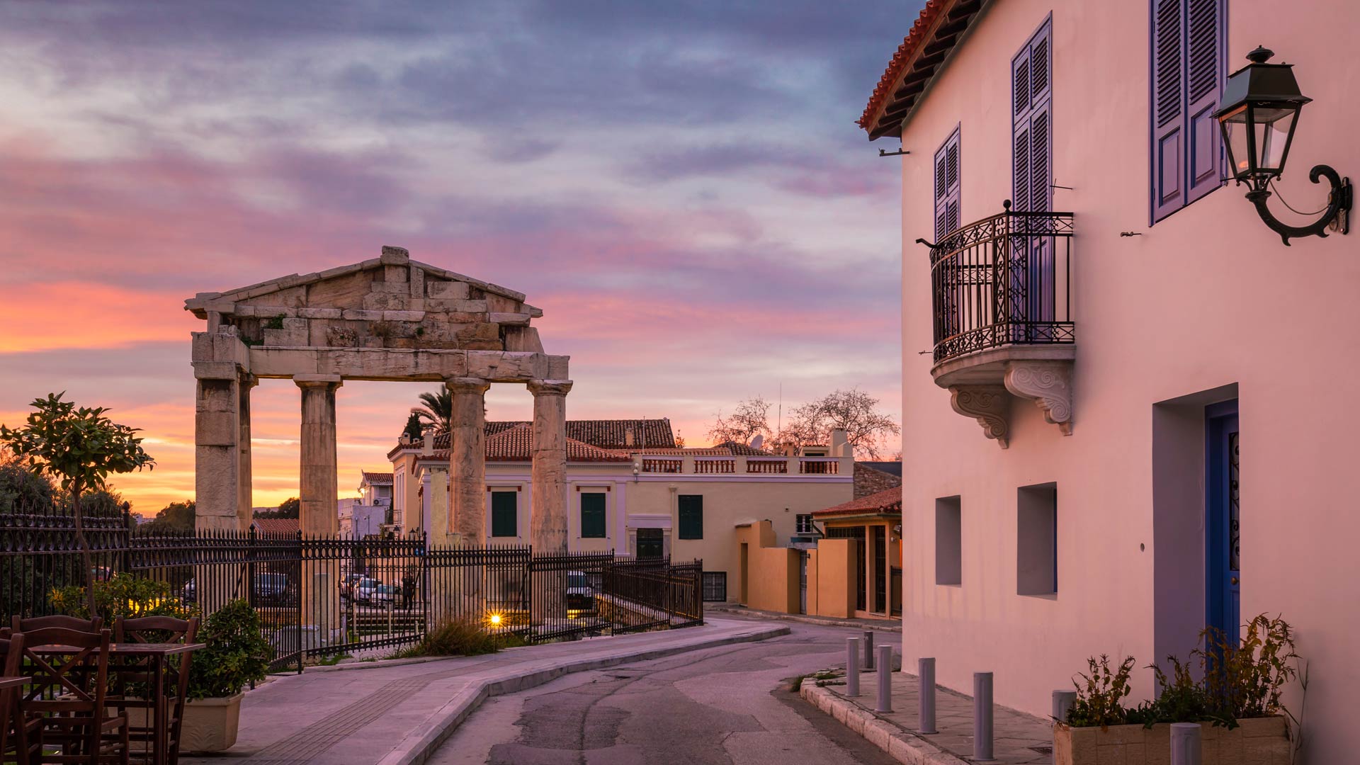 Archeological area in Athens