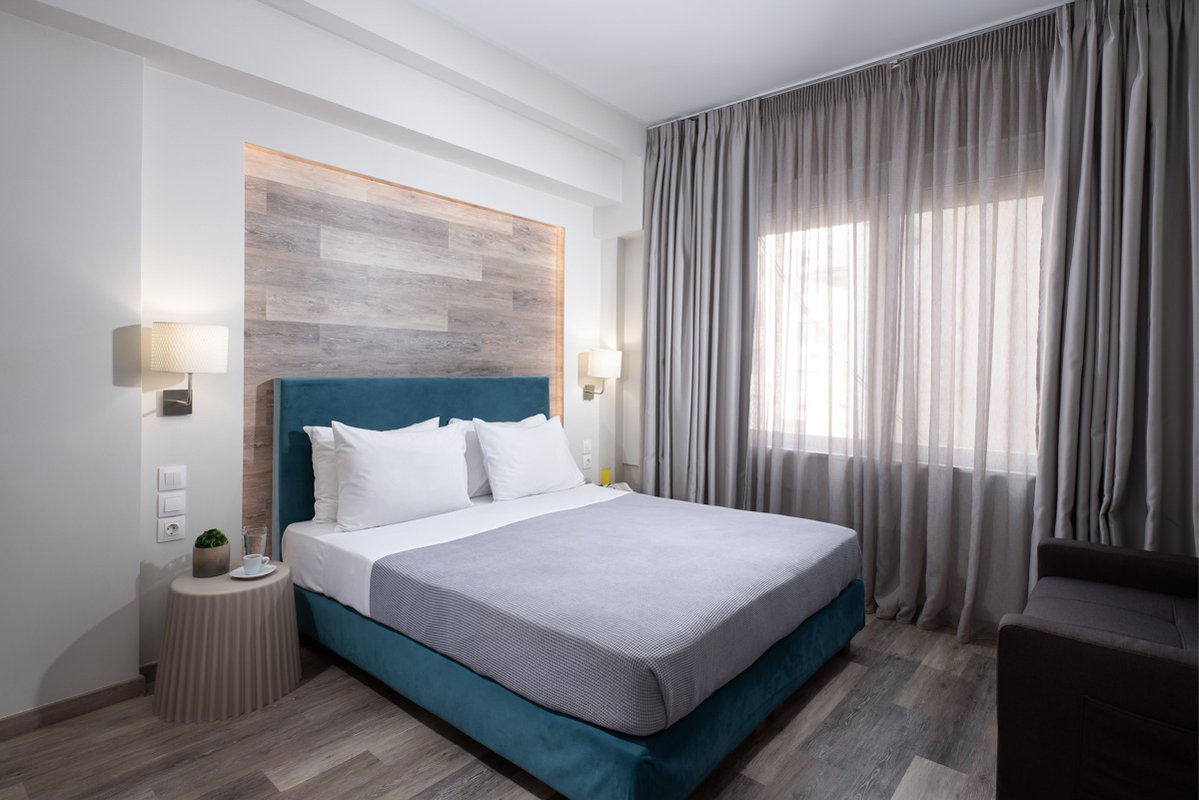 Enattica Syntagma Living, πλήρως εξοπλισμένο δωμάτιο