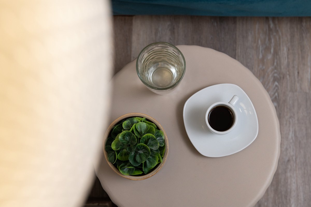 Coffee table in Enattica Syntagma Living in Athens